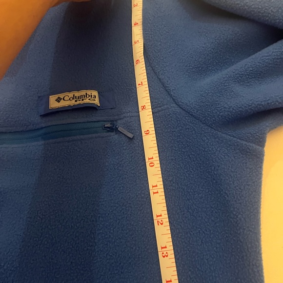 Men’s Columbia Zip Up Jacket size Large PFC L Royal BLUE EUC Full Pockets - Picture 16 of 16